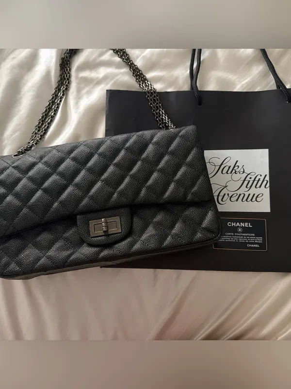 Reissue Caviar 2.55 double flap bag, 2005 - Image 2