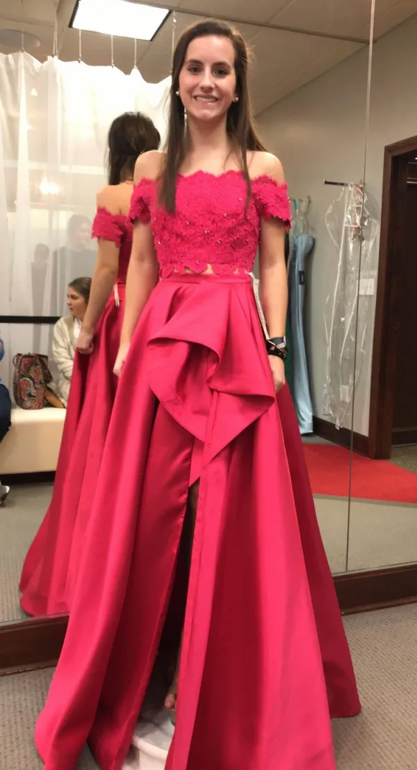 Sherri Hill Pink Prom Dress - Image 2