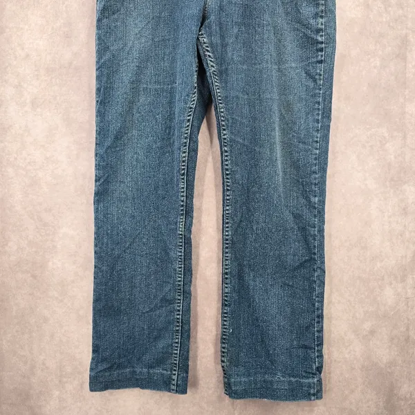 Wrangler Blue Straight Western Womens Classic Regular Denim Pants Jeans 12M‎ - Image 4