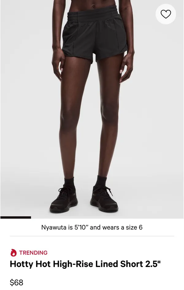 Lululemon Hotty Hot High-Rise Shorts 2.5" - Image 5