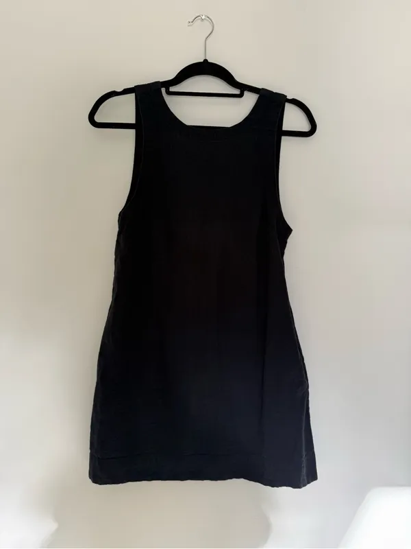 Free People Cotton-Linen Mini Dress - Image 4