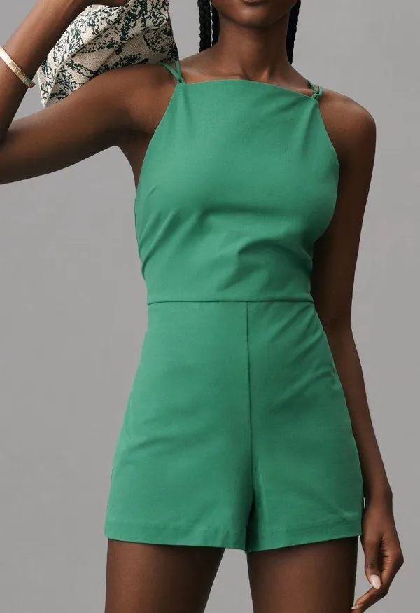 Anthropologie Maeve Strappy Micro Romper, Size XS - Image 4