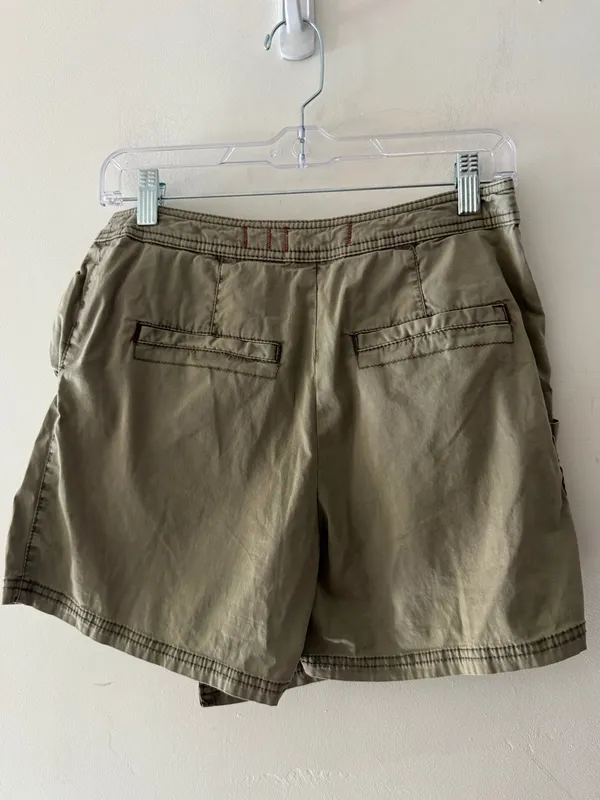 Anthropologie Hei Olive Green Cargo Utility‎ Skort - Image 6
