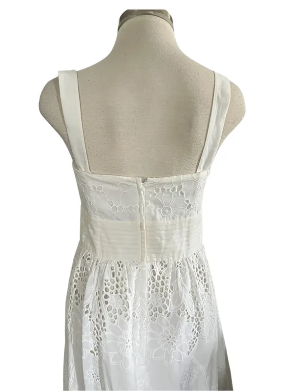 Lilly Pulitzer white cotton eyelet midi dress. Size 8 - Image 6