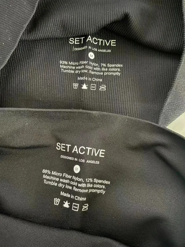 Set Active Onyx One-Shoulder Bra and leggings - Image 5