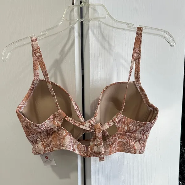 Shade and shore snakeskin bikini set - Image 4