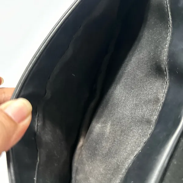 ZARA BLACK CHAIN EMBOSSED BAG - Image 11
