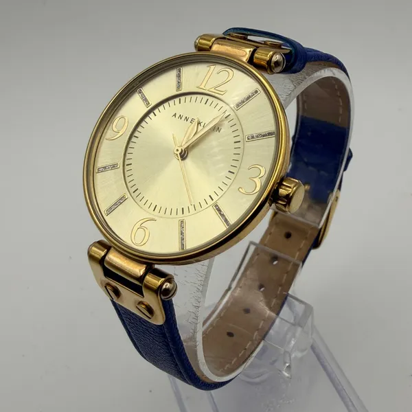 Elegant Anne Klein Gold-Tone Ladies' Fashion Watch, 10/9168 Working New Battery - Image 3