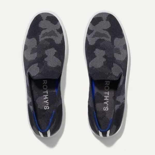 Rothys Grey Camo Sneakers - Image 2