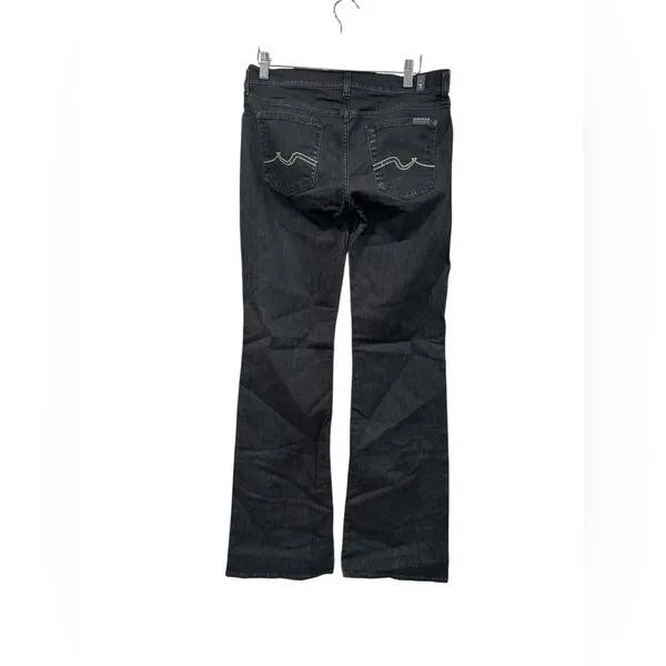 7 For All Mankind Bootcut Jeans With Rhinestones - Image 2