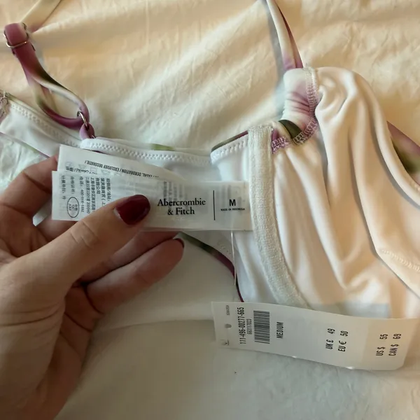 Abercrombie & Fitch ruched mid-rise moderate bikini - Image 9