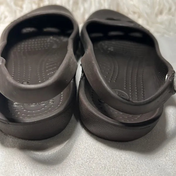 Crocs Women's JAYNA Slingback Slip-on Ballet Flats Comfort Shoes Size 6. Brown - Image 4