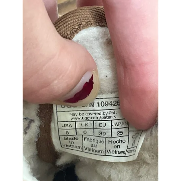 UGG Neumel Chestnut Suede Lace Up Sheepskin‎ Lined Boots 1094269 Womens 8 - Image 8