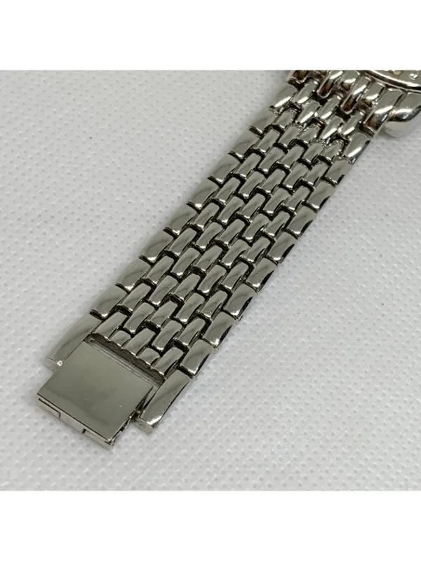 Style & co silver tone women watch rhinestones mop dial Roman 6.5” running - Image 5