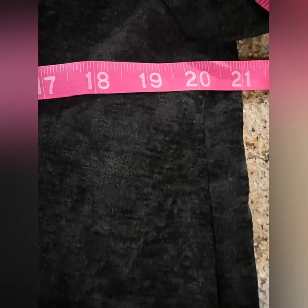 COMMENSE Retro Velvet Blazer COLOR - Black, Size Small NWT Oversized - Image 4
