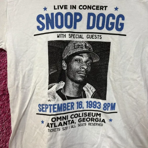 Snoop dogg white womens top size small - Image 2