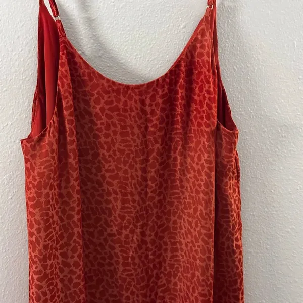 A New Day Women‎ Red/Orange Cami Top Blouse Size Small. - Image 9