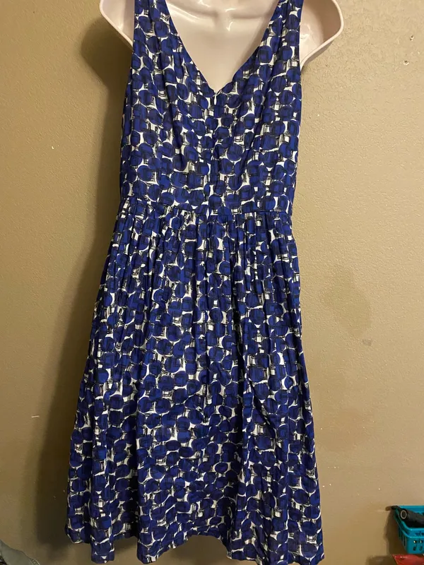 Boden FitnFlare Geo Print Cotton Dress - Image 6