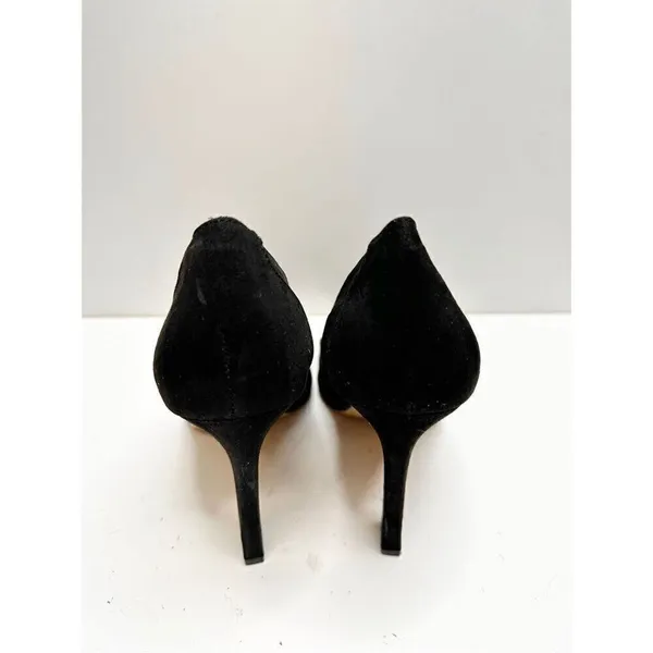 Abound Black Faux Suede Pointed Toe Pumps‎ Heels Size 5.5M - Image 10