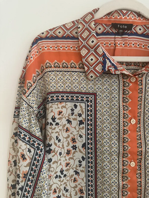 Satin Shirt Size M - Image 2