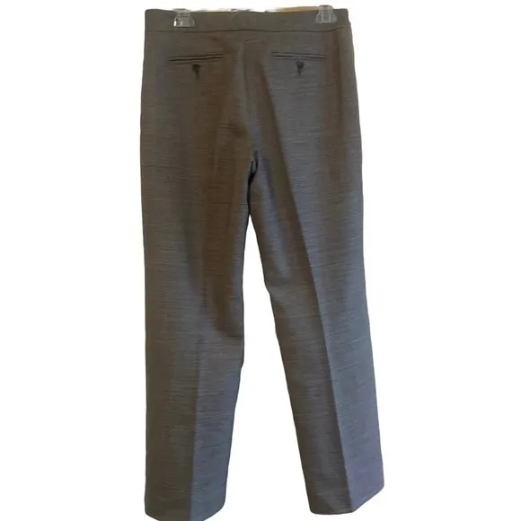 Pendleton Savvy Stretch Wool Blend Black Micro Tweed Dress Pants Trouser‎ Sz 8 - Image 4