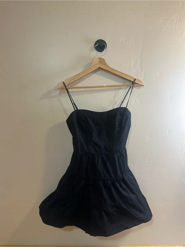 Florence by Mills Garden Party Fit and Flare Mini Dress Black Small NWT - Image 3