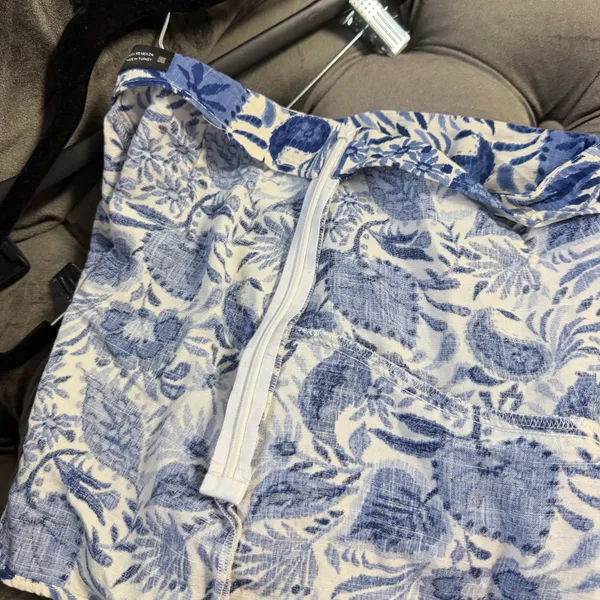 ✨ Zara Blue & White Floral Ruffled Skort | Size XS ✨🖤 - Image 12