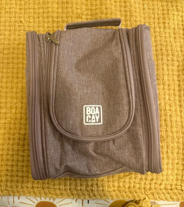 Boa Cay Purple Toiletry & Makeup Bag Set - Image 2