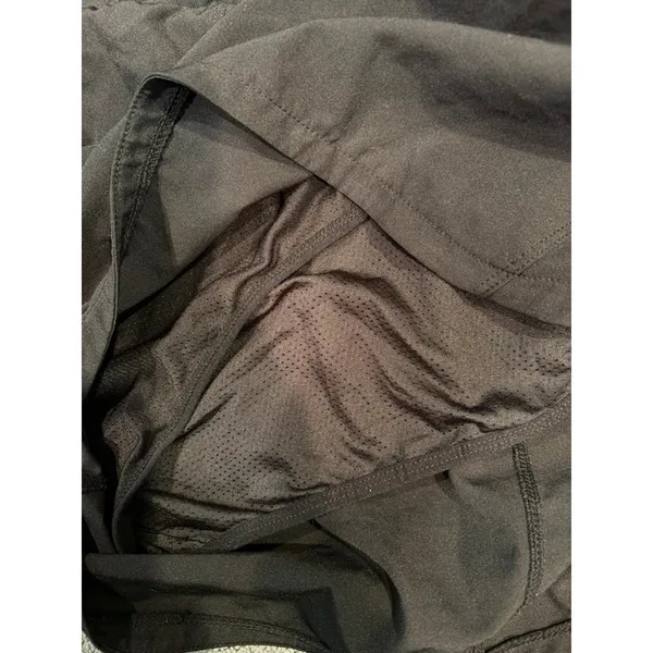 Women‎ Black Athletic Shorts XL Built-In Liner Running Tennis Golf Activewear - Image 5