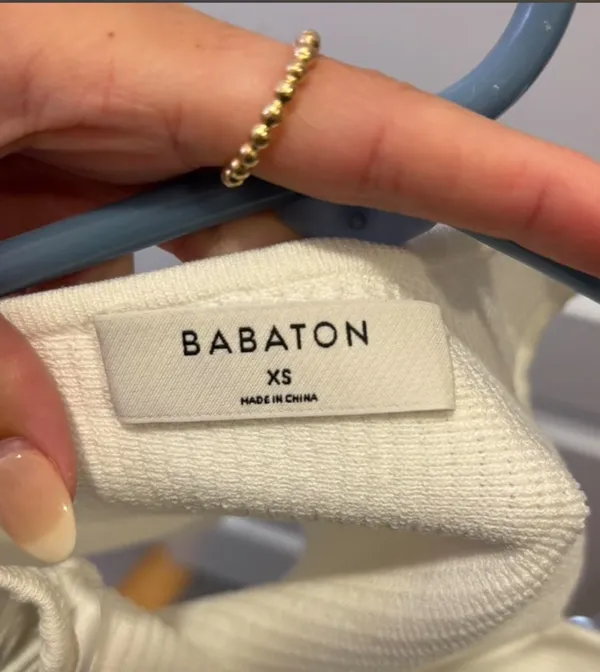 Babaton Tank One-Shoulder Aritzia Crop - Image 2