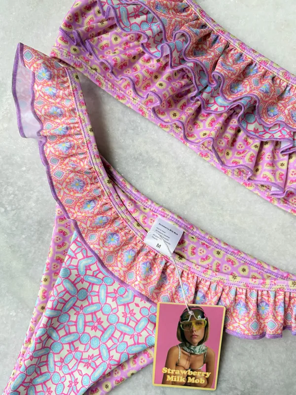 Strawberry Milk Mob Bikini Purple Size M - Image 2