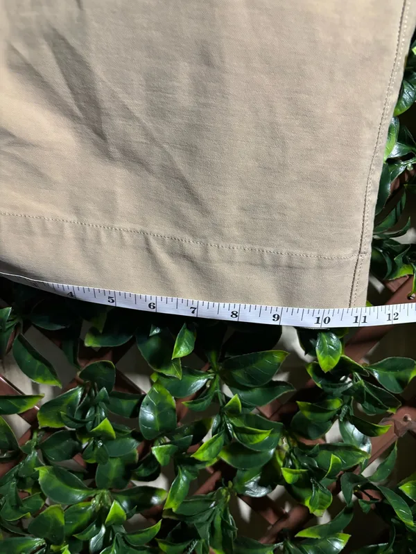 Lululemon Athletica Khaki Work Pants Wide Leg Size 30 - Image 6