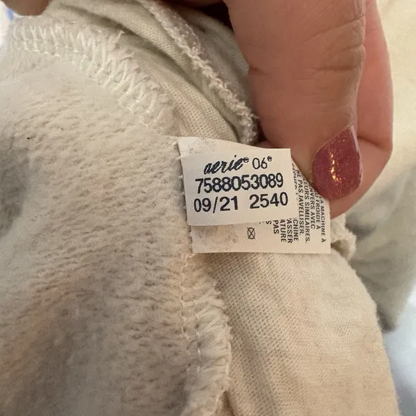 Aerie Colorado Sweatshirt XL Women’s Embroidered Mock Neck Pullover Pocket - Image 7