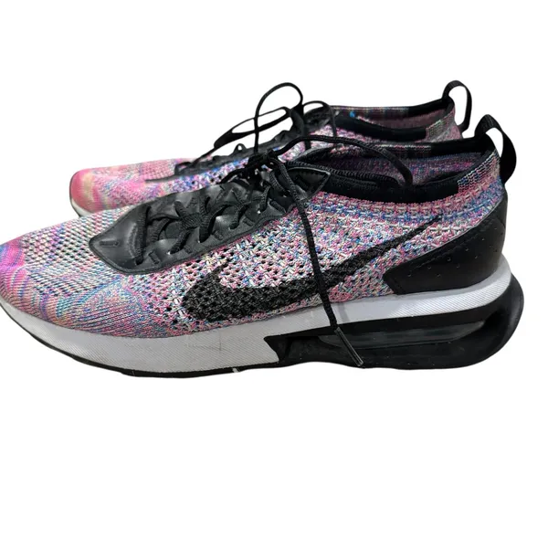 Nike | Flyknit Racer Rainbow Multi Color Shoes Size 8.5 Tennis Gym Athletic - Image 4