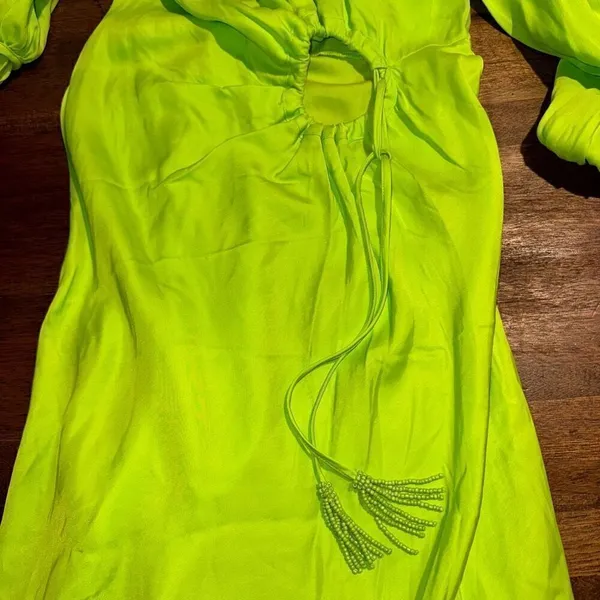 NWT Farm Rio Piping Puff Sleeve Dress - Image 8