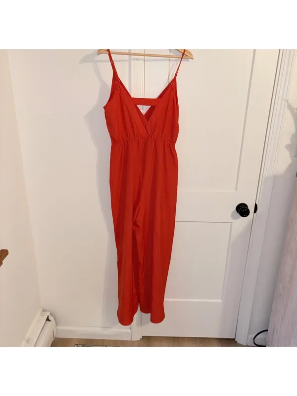 Flying Tomato $110 Woman’s M Open Back Wide Leg sleeveless jumpsuit - Image 6
