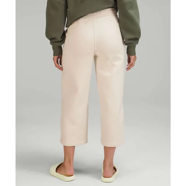 Lululemon Loungeful High-Rise Wide Leg Crop White Opal size 10 - Image 2