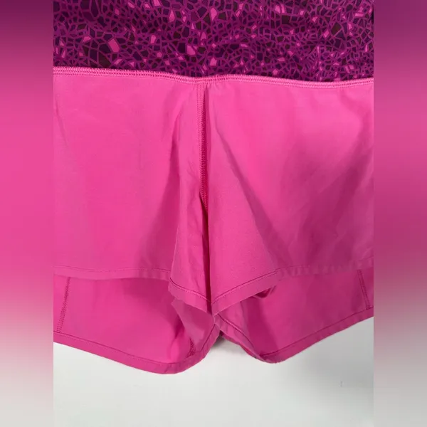 Lululemon Speed Short Pink Paradise‎ Paradise Geo Regal Plum Multi Size 8 - Image 6