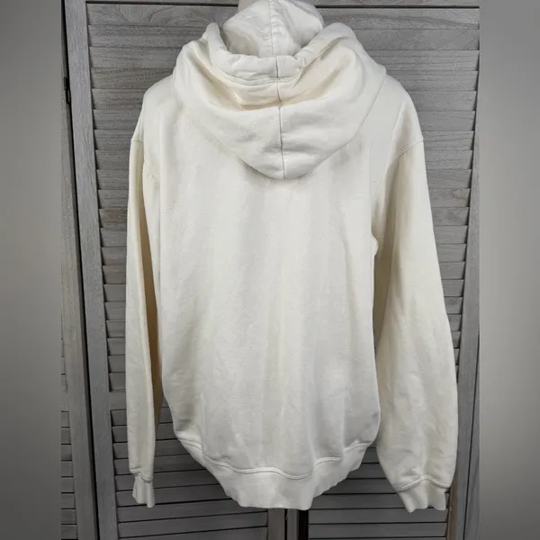 H&M X DISNEY Mickey Mouse Hoodie Sweatshirt Cream/Rose Gold-Medium - Image 2