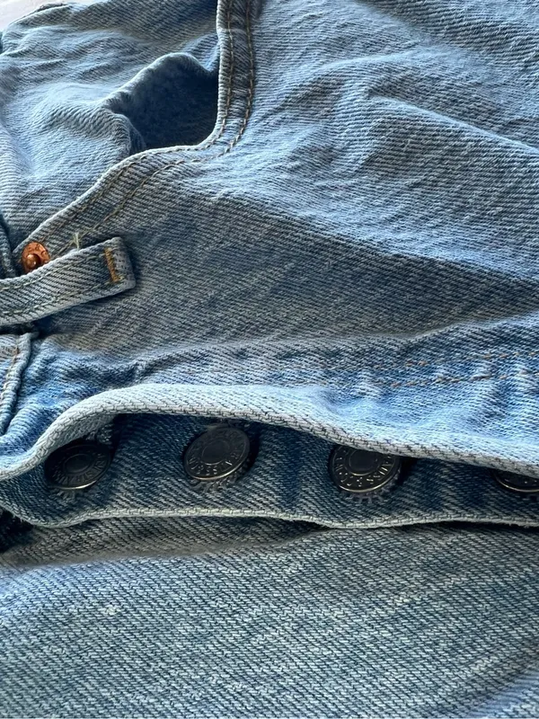 Levi’s 501 Original Fit Jeans W31 L26 Light Wash Button Fly Straight Leg - Image 6