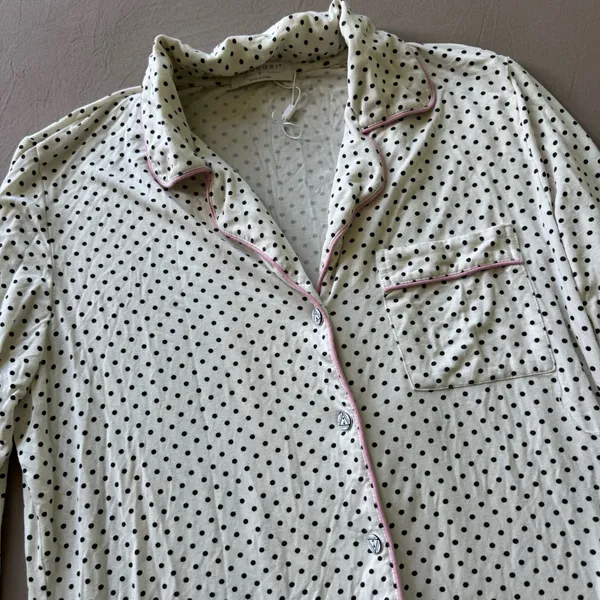 Ekouaer Polka Dot Pajama Top - Image 9