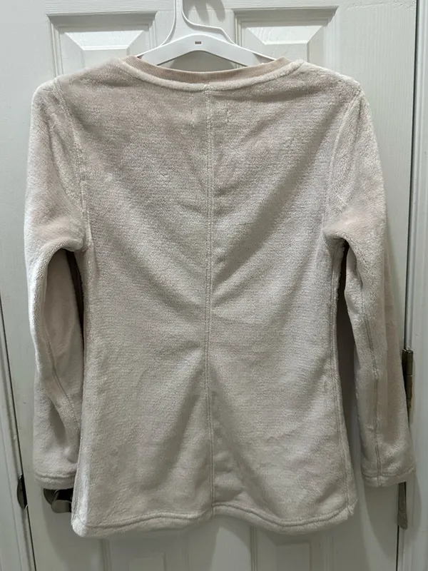 UGG Daisy Cozy Sweater Sweatshirt Fleece Cream Size Small NEW - Image 3