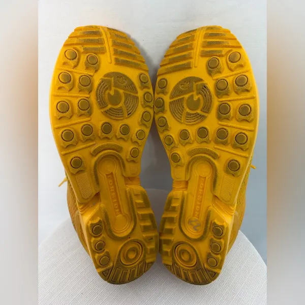 Adidas ZX Women’s Size 6.5 Flux Weave Yellow Sneakers(B73)✨✨ - Image 9