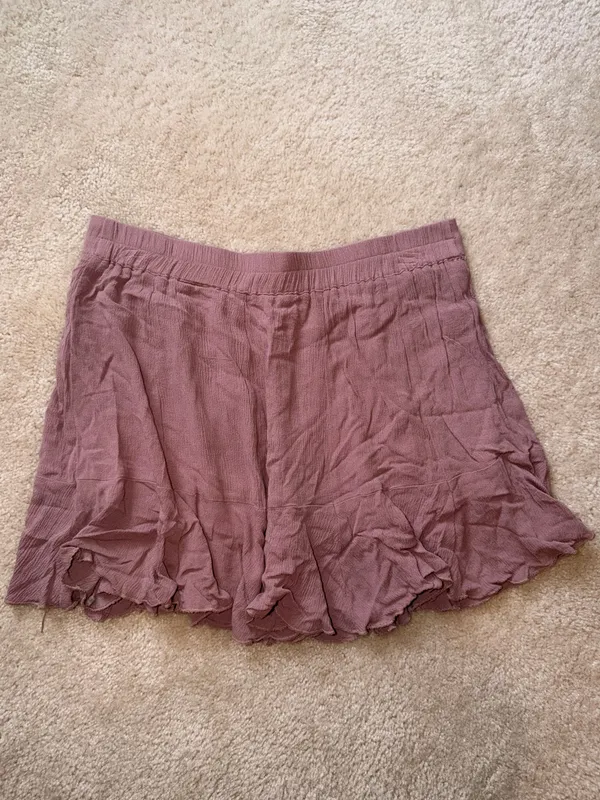 Womens Ruffled Mini Skirt - Image 4