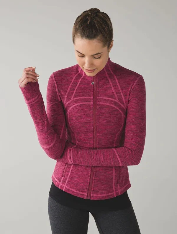Define Jacket Diamond Jacquard Berry Rumble Jewelled Magenta - Image 10