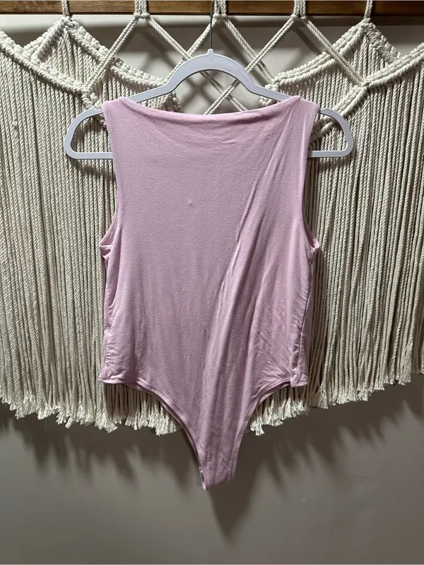 a new day Blush Pink Sleeveless Scoop Neck Bodysuit - Image 3