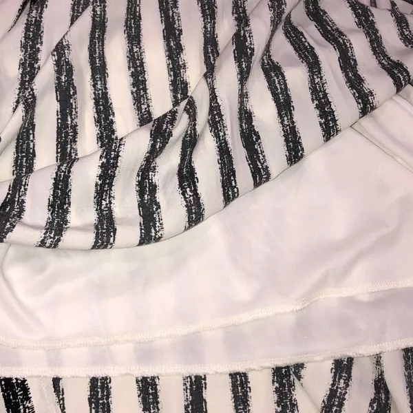 Sage size medium black & white striped maxi dress - Image 7