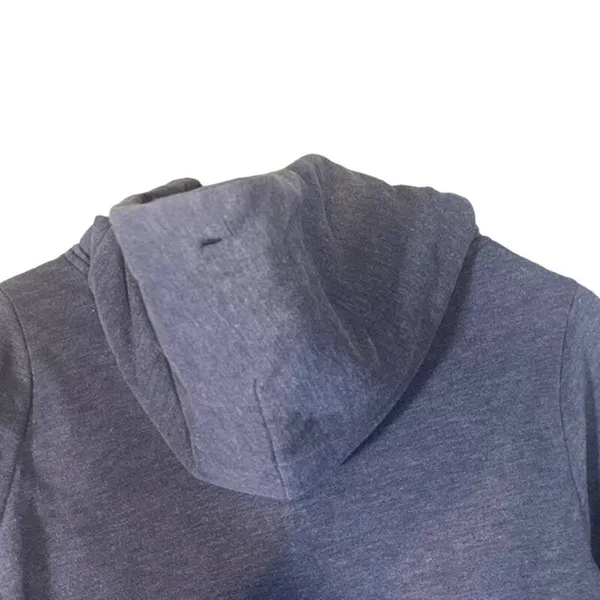 Hollister Navy Blue HCO Logo Hooded Long Sleeve Pullover Sweatshirt Women Sz L - Image 5