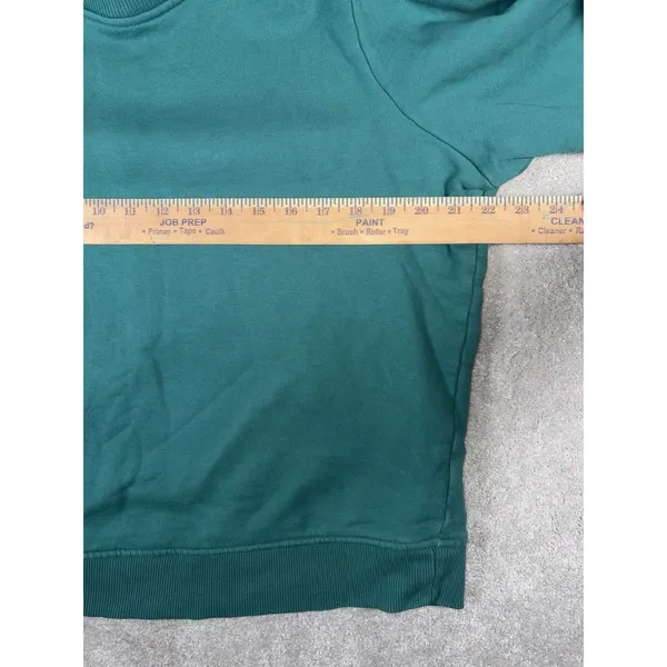 molly yeh green crew neck puff sleeve‎ sweatshirt m - Image 5