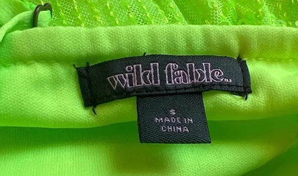 Women's Sequin Neon Green Bodycon Dress Wild fable- Small NWT - Image 6